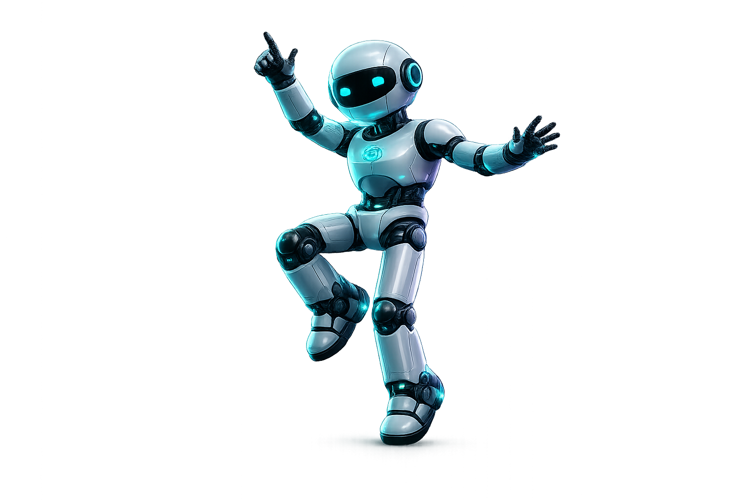 Dancing robot mascot